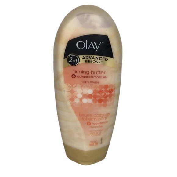 OLAY 2 IN 1 ADVANCED RIBBONS FIRMING BUTTER MOISTURE BODY WASH 18 fl oz